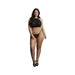 Shots Le Desir Festive Rhinestone Top And Thong Osx Black | cutebutkinky.com