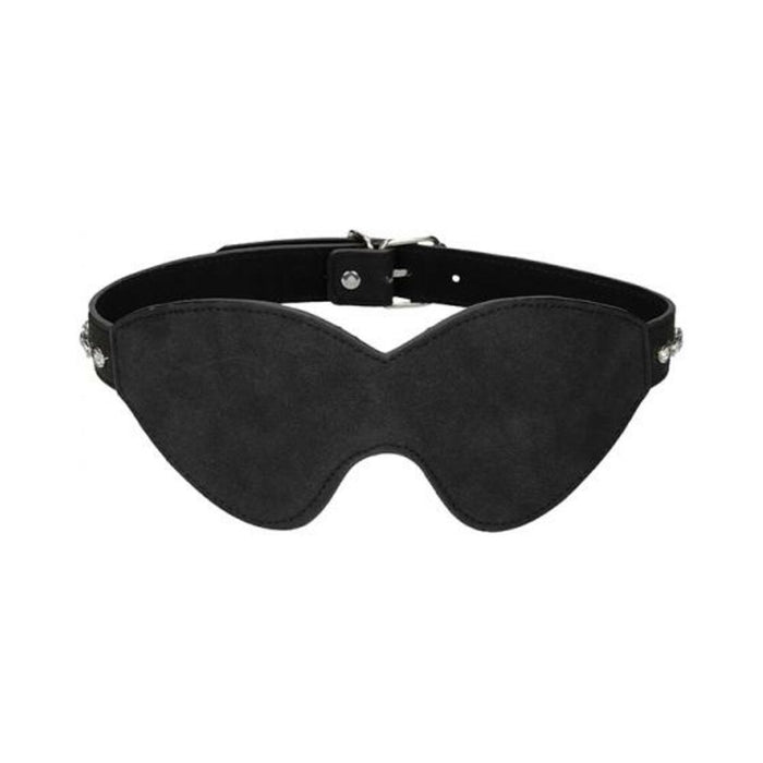 Ouch Diamond Studded Eye Mask - Black | cutebutkinky.com