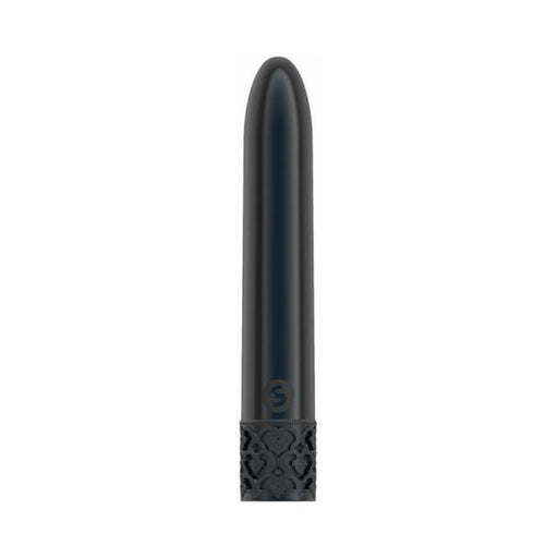 Royal Gems - Shiny Abs Rechargeable Bullet Gunmetal | cutebutkinky.com