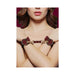 Ouch Halo Wrist & Ankle Cuffs Burgundy | cutebutkinky.com