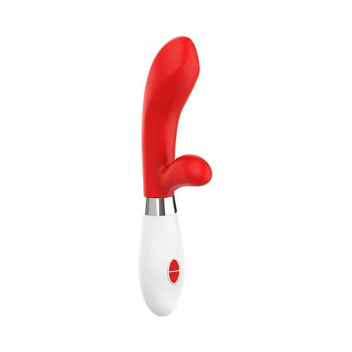 Luna Neon Achilles Ultra-soft Silicone Dual Stimulator Red | cutebutkinky.com