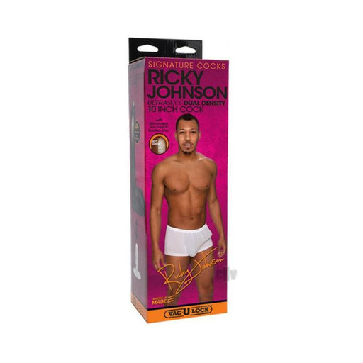 Signature Cocks Ricky Johnson 10-inch Ultraskyn Cock With Removable Vac-u-lock Suction Cup | cutebutkinky.com