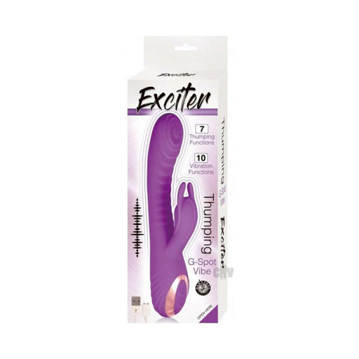 Exciter Thumping G-spot Vibe Purple | cutebutkinky.com
