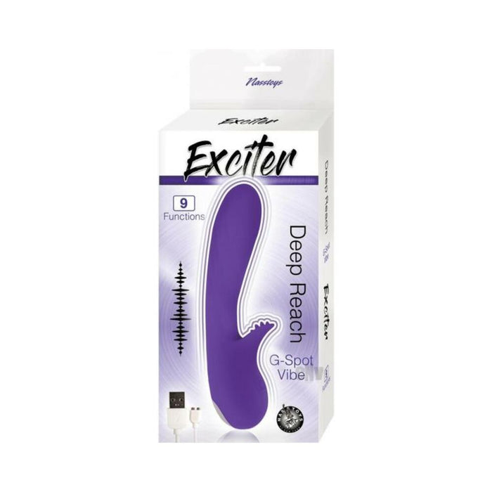 Exciter Deep Reach G-spot Vibe Purple | cutebutkinky.com