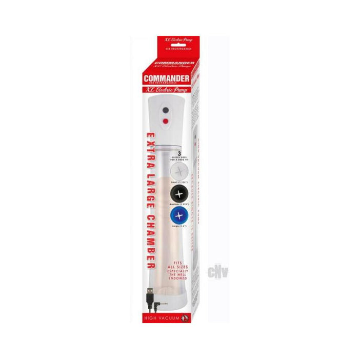 Commander Extra Large Electric Pump White | cutebutkinky.com