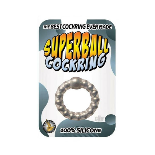 Superball Cockring Clear | cutebutkinky.com