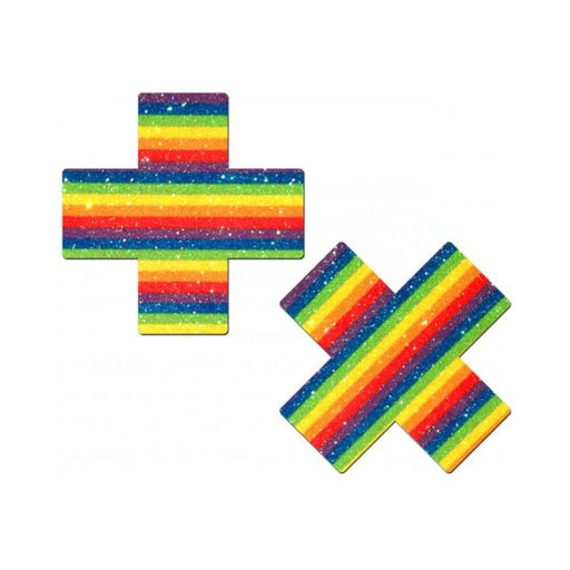 Pastease Glitter Rainbow Plus Pasties | cutebutkinky.com