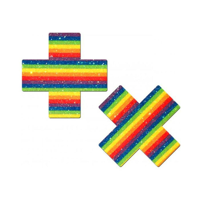 Pastease Glitter Rainbow Plus Pasties | cutebutkinky.com