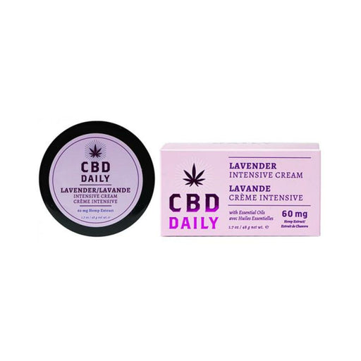 Cbd Daily Lavender Triple Strength Intensive Cream 1.7 Oz. | cutebutkinky.com