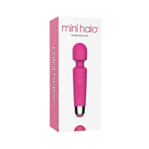 Mini Halo Wireless Wand 20x Silicone Pink Pink | cutebutkinky.com