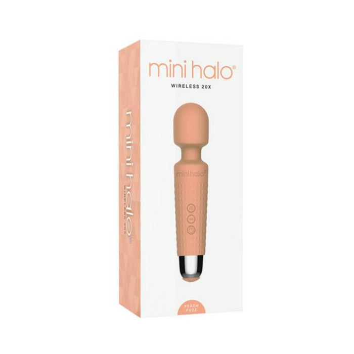 Mini Halo Wireless Wand 20x Silicone Peach Fuzz | cutebutkinky.com