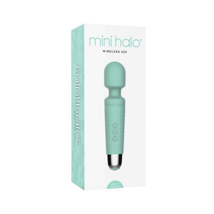 Mini Halo Wireless Wand 20x Silicone Minty Green | cutebutkinky.com