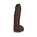 Bam Huge Realistic Cock 13 Inch - Brown | cutebutkinky.com