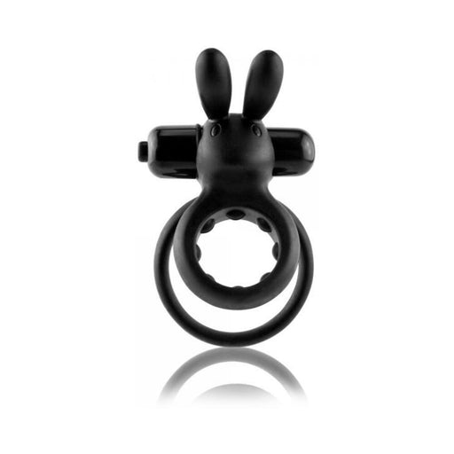 OHare Rabbit Vibrating Ring - Black | cutebutkinky.com