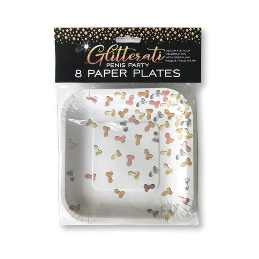 Glitterati Plates 8pk | cutebutkinky.com