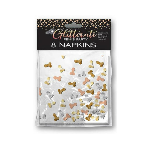 Glitterati Napkins 8pk | cutebutkinky.com