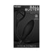 Decadence Ball Buster Anal Plug With Ring Black | cutebutkinky.com