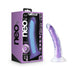 Neo Elite - Glow-in-the-dark Light - 7-inch Silicone Dual-density Dildo - Neon Purple | cutebutkinky.com
