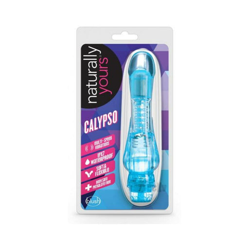 Naturally Yours - Calypso Vibrator - Blue | cutebutkinky.com