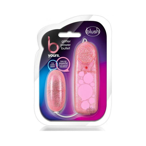 B Yours - Glitter Power Bullet - Pink | cutebutkinky.com