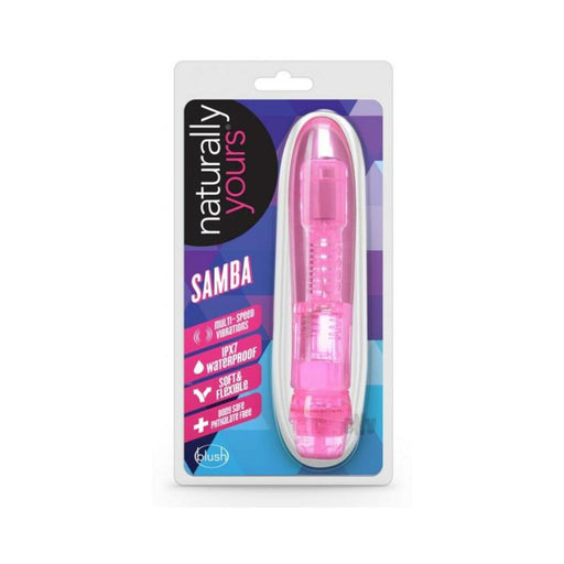 Naturally Yours - Samba Vibrator - Pink | cutebutkinky.com