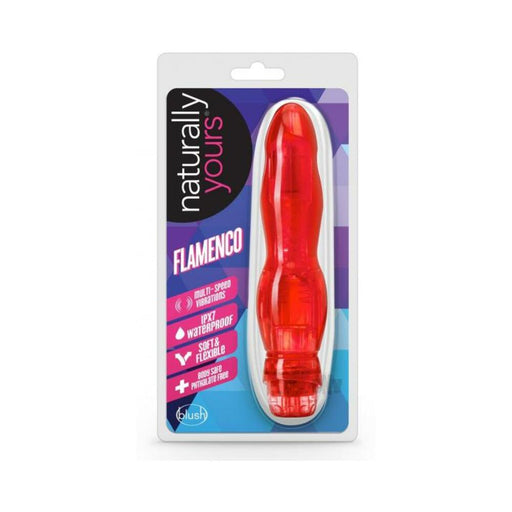 Naturally Yours - Flamenco Vibrator - Red | cutebutkinky.com