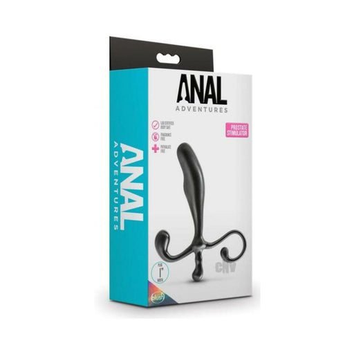 Anal Adventures - Prostate Stimulator - Black | cutebutkinky.com