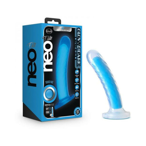 Neo Elite - Glow-in-the-dark Tao - 7-inch Dual-density - Neon Blue | cutebutkinky.com