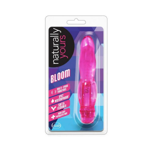 Naturally Yours Bloom Flexible Vibrator - Pink | cutebutkinky.com