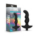 Anal Adventures Platinum - Silicone Vibrating Prostate Massager 03- Black | cutebutkinky.com