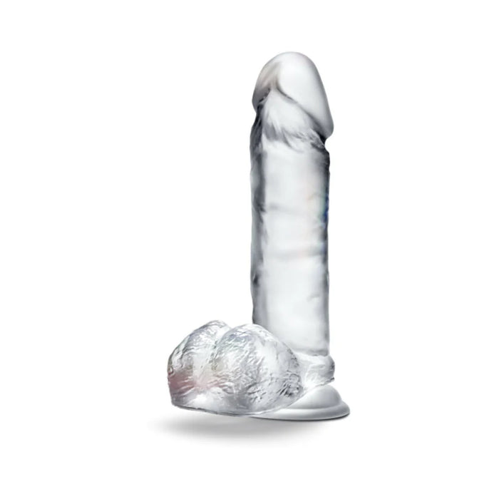 B Yours Diamond Glimmer 8 In. Realistic Dildo Clear