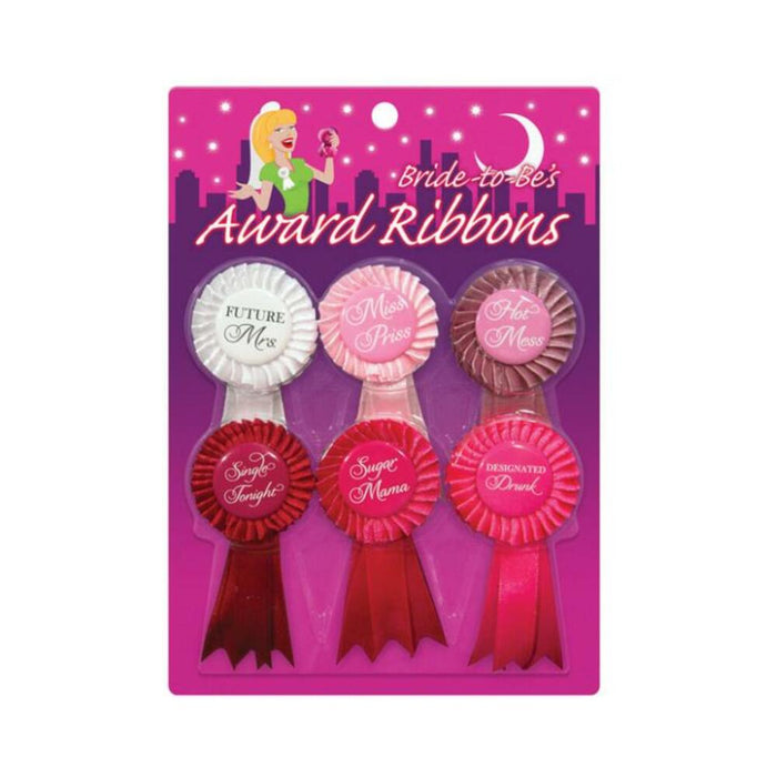 Bride To Be Award Ribbons 6 Pack | cutebutkinky.com