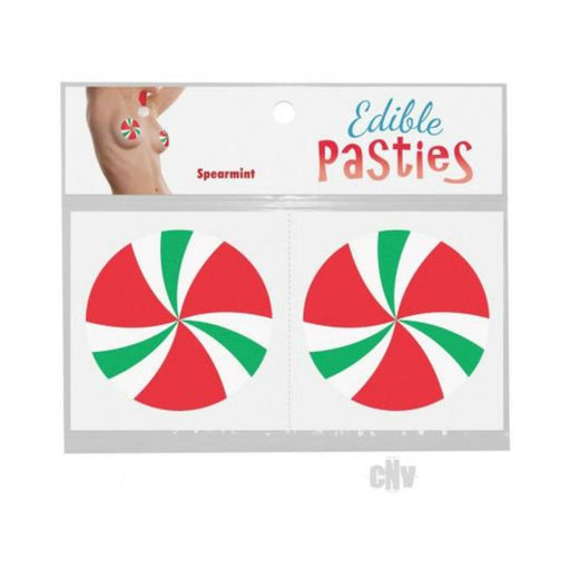 Edible Body Pasties Spearmint Candy Swirls | cutebutkinky.com