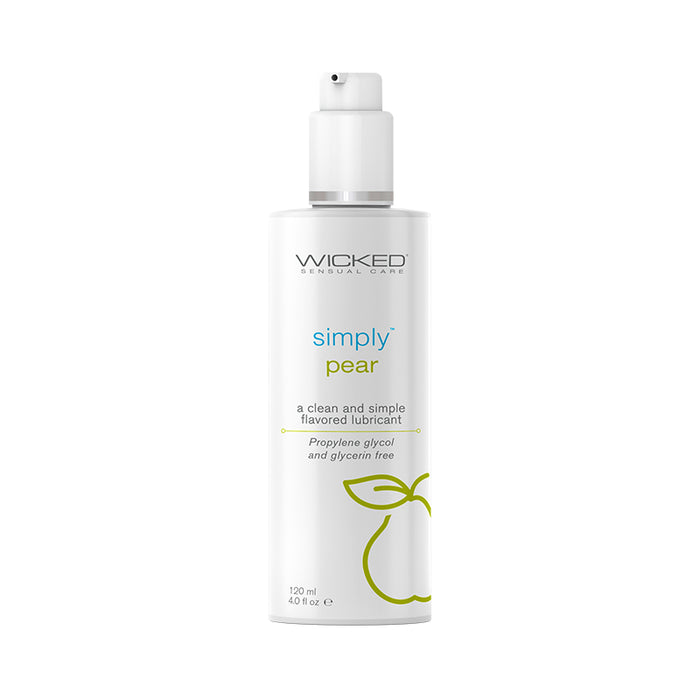 Simply Pear Flavored Water Based Lubricant 4 oz.