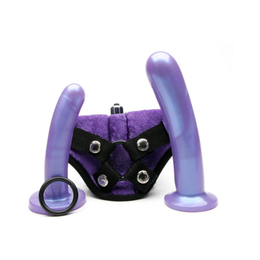 Tantus Bend Over Intermediate Harness Kit - Purple Haze | cutebutkinky.com