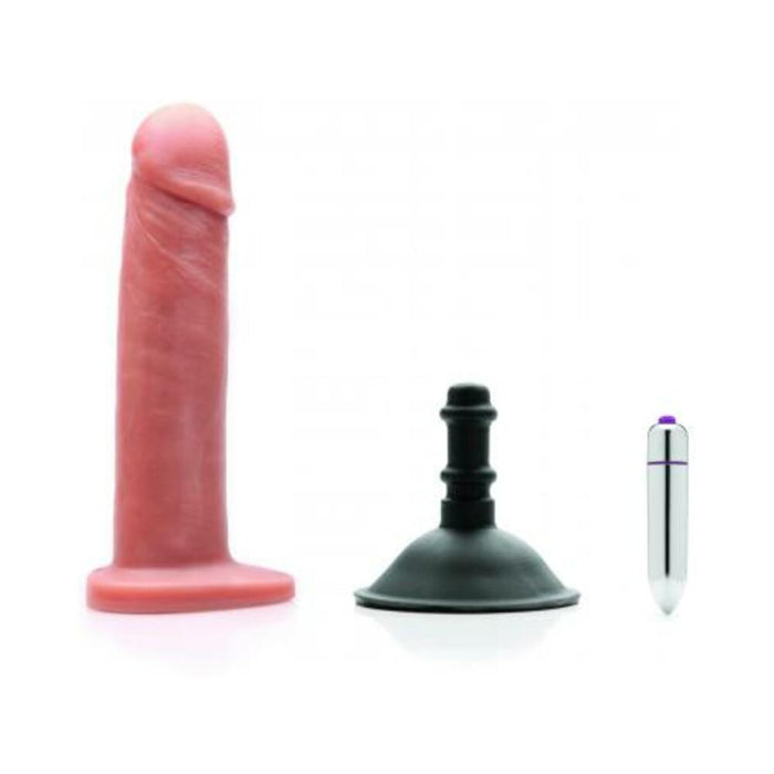Tantus Alan Vibrating O2 Kit - Cocoa | cutebutkinky.com