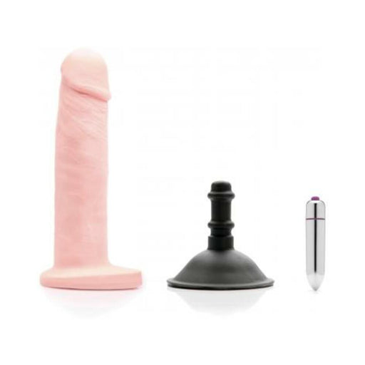 Tantus Alan Vibrating O2 Kit - Cream | cutebutkinky.com