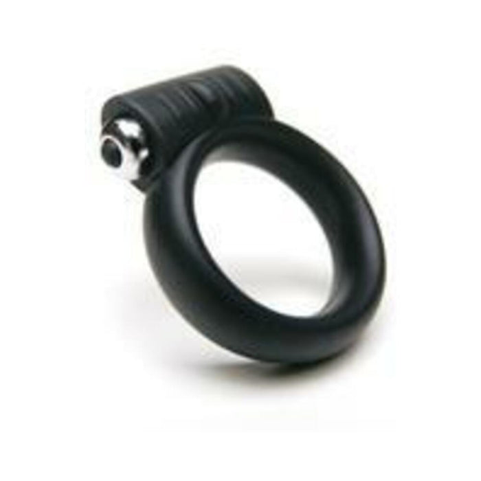 Vibrating Silicone Cock Ring 2 Inch Black