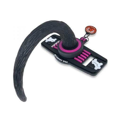 Oxballs Tail Handler Belt Strap With Pup Tail Silicone/pvc Pink | cutebutkinky.com