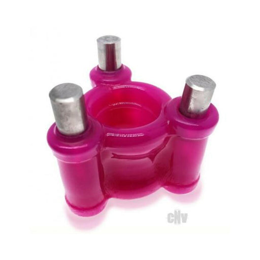 Oxballs Heavy Squeeze Weighted Squeeze Ballstretcher With 3 Stainless Steel Weights Hot Pink | cutebutkinky.com