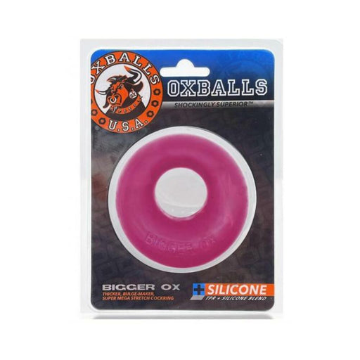 Oxballs Bigger Ox Thick Cockring Silicone Tpr Hot Pink Ice | cutebutkinky.com