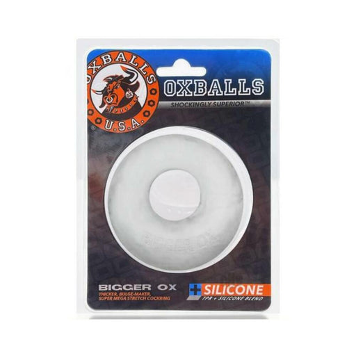 Oxballs Bigger Ox Thick Cockring Silicone Tpr Clear Ice | cutebutkinky.com
