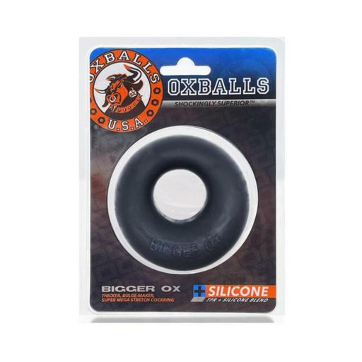 Oxballs Bigger Ox Thick Cockring Silicone Tpr Black Ice | cutebutkinky.com