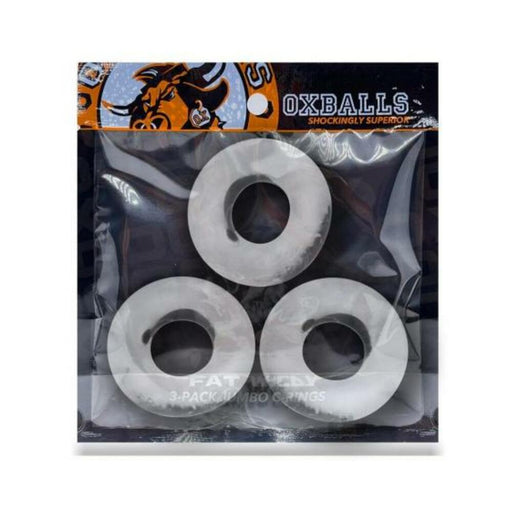 Oxballs Fat Willy 3-pack Jumbo Cockrings Flextpr Clear | cutebutkinky.com