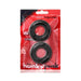 Oxballs Stiffy 2-pack Bulge Cockrings Silicone Tpr Tar Ice | cutebutkinky.com