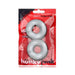 Oxballs Stiffy 2-pack Bulge Cockrings Silicone Tpr Clear Ice | cutebutkinky.com