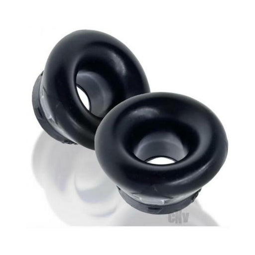 Oxballs Clone Duo 2-pack Ballstretcher Silicone Black / Black | cutebutkinky.com