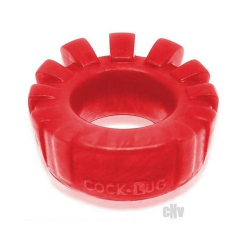 Oxballs Cock-lug Lugged Cockring Silicone Red | cutebutkinky.com