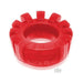 Oxballs Cock-lug Lugged Cockring Silicone Red | cutebutkinky.com