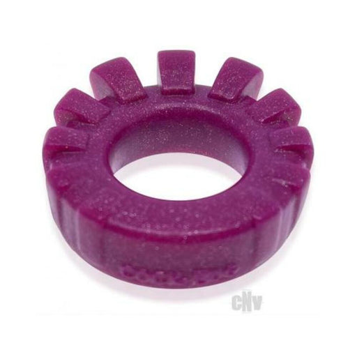 Oxballs Cock-lug Lugged Cockring Silicone Plum | cutebutkinky.com